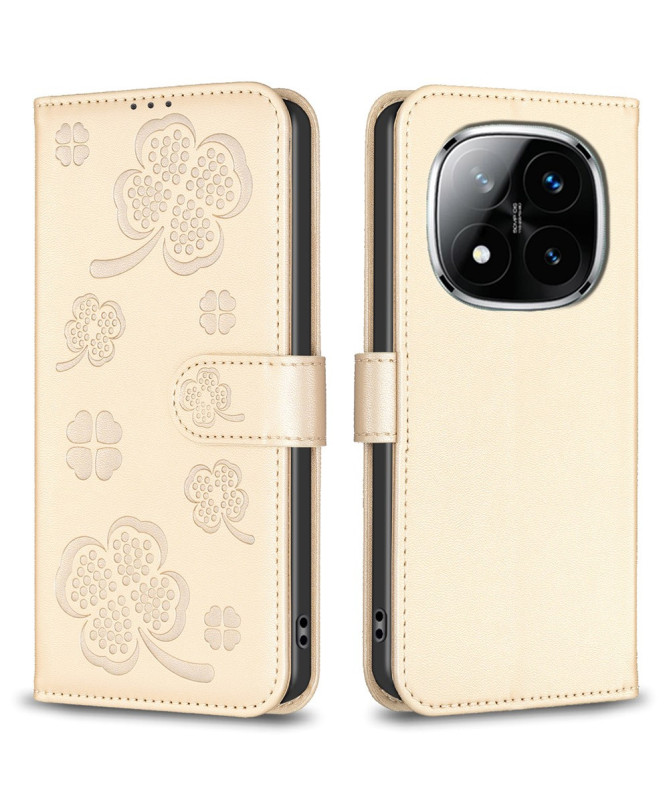 Clover | Housse Trèfle Gravé Xiaomi Redmi Note 14 Pro 4G