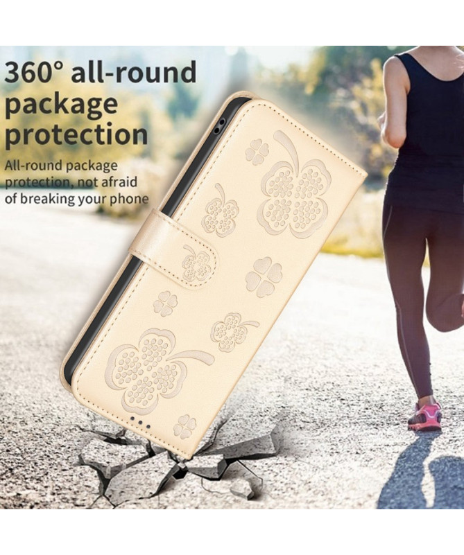 Clover | Housse Trèfle Gravé Xiaomi Redmi Note 14 Pro 4G