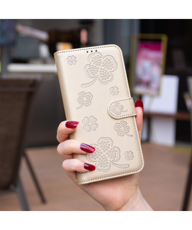 Clover | Housse Trèfle Gravé Xiaomi Redmi Note 14 Pro 4G