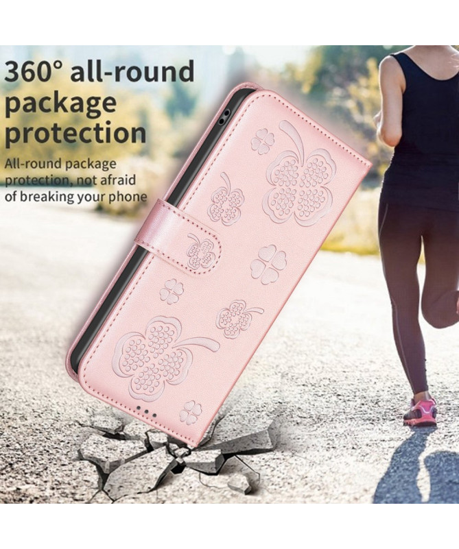 Clover | Housse Trèfle Gravé Xiaomi Redmi Note 14 Pro 4G