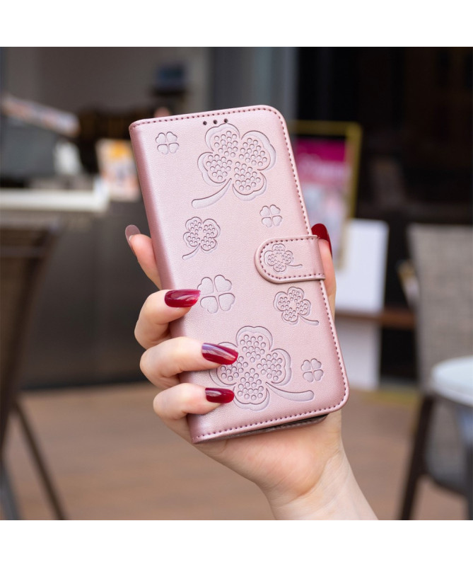 Clover | Housse Trèfle Gravé Xiaomi Redmi Note 14 Pro 4G