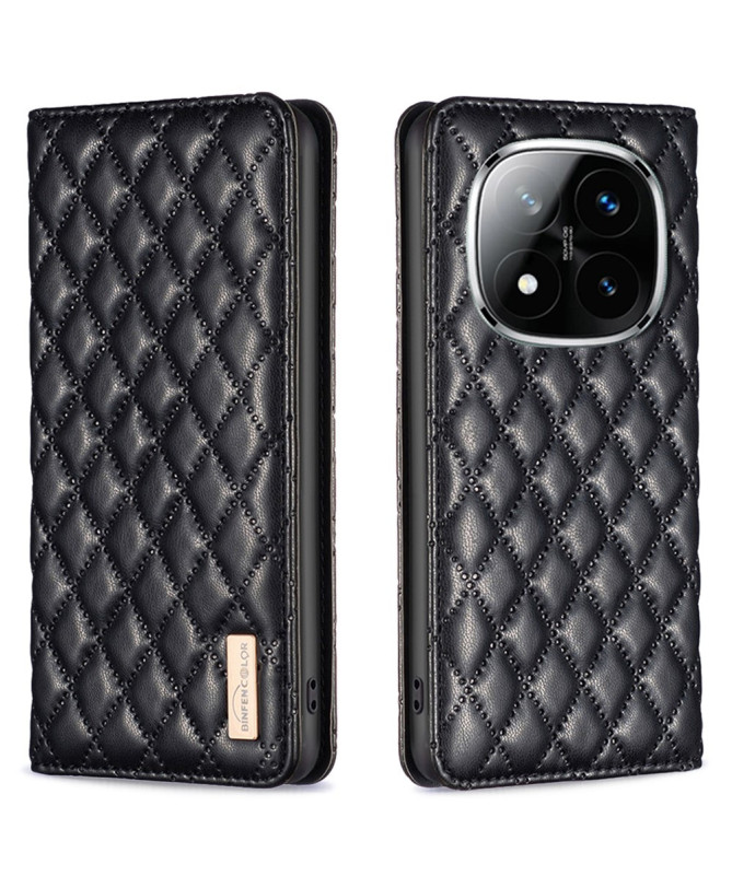 Flip Cover Xiaomi Redmi Note 14 Pro 4G Matelassé BINFEN