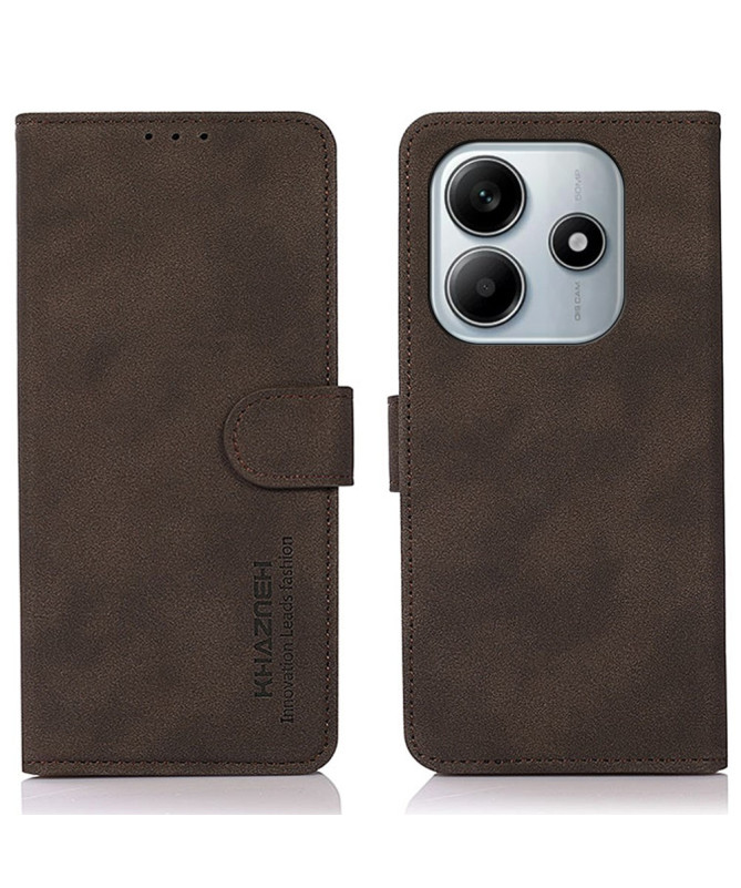 Housse Xiaomi Redmi Note 14 4G en Simili Cuir avec Porte-Cartes