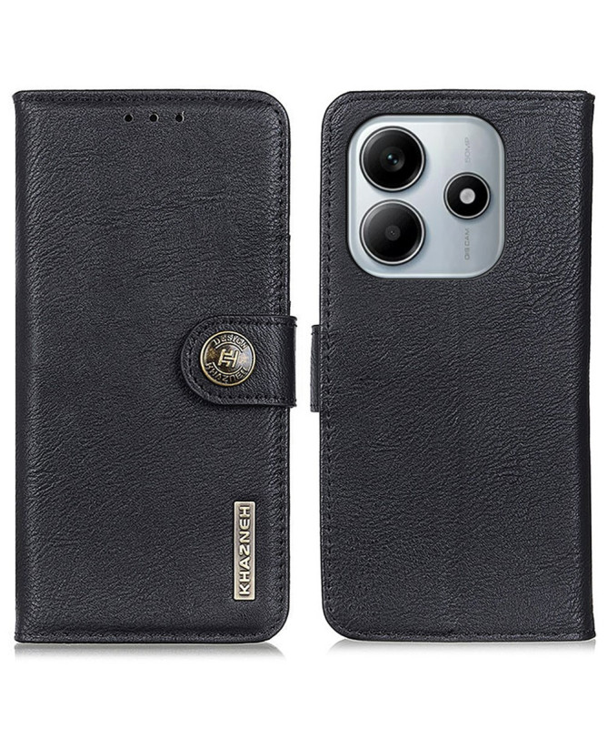 Housse Xiaomi Redmi Note 14 4G KHAZNEH imitation cuir