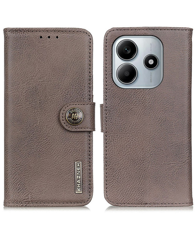Housse Xiaomi Redmi Note 14 4G KHAZNEH imitation cuir