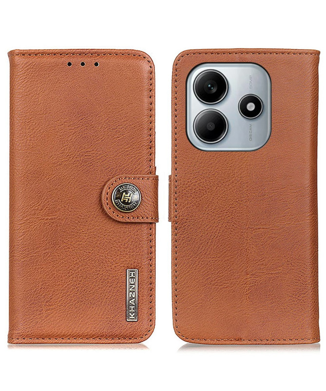 Housse Xiaomi Redmi Note 14 4G KHAZNEH imitation cuir