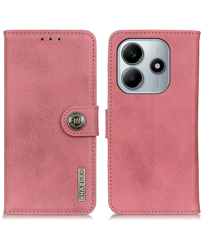 Housse Xiaomi Redmi Note 14 4G KHAZNEH imitation cuir