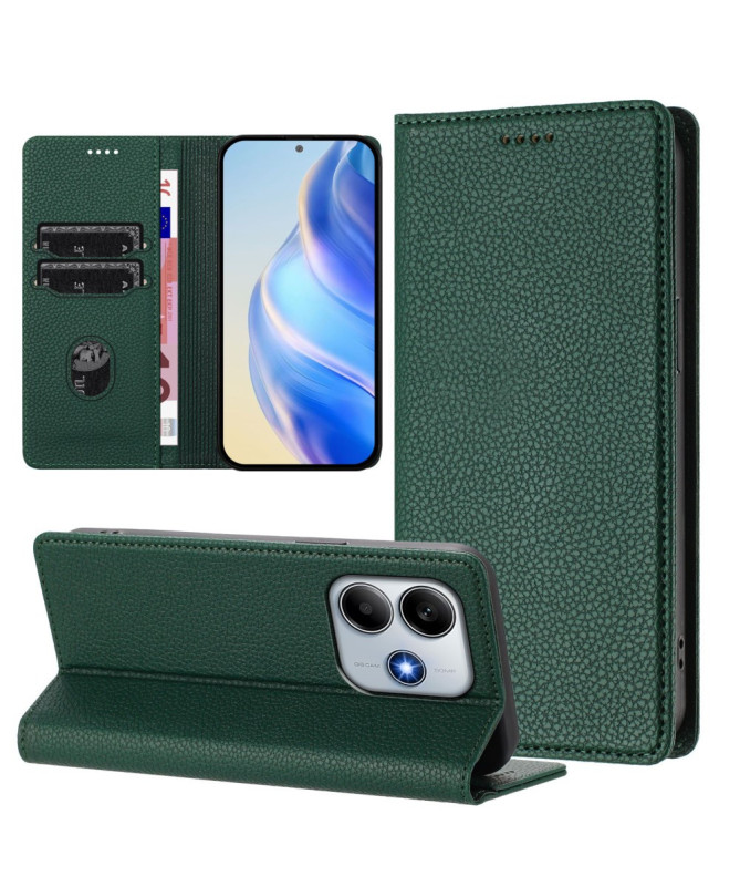 Housse Xiaomi Redmi Note 14 4G Flip Cover Texture Grainée
