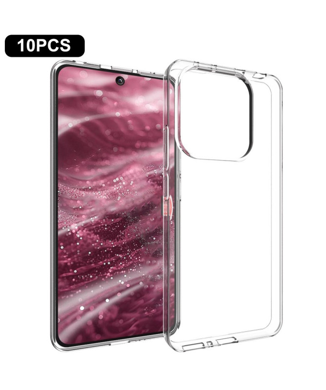 Lot 10 Coques Transparentes Xiaomi Redmi Note 14 4G