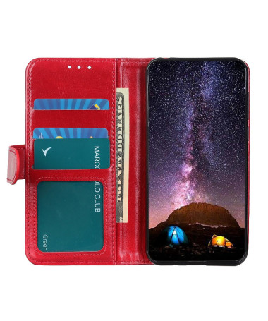 Summit | Housse Xiaomi Redmi Note 14 4G Imitation Cuir Rouge - photo 7