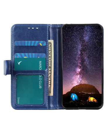 Summit | Housse Xiaomi Redmi Note 14 4G Imitation Cuir Bleu - photo 11
