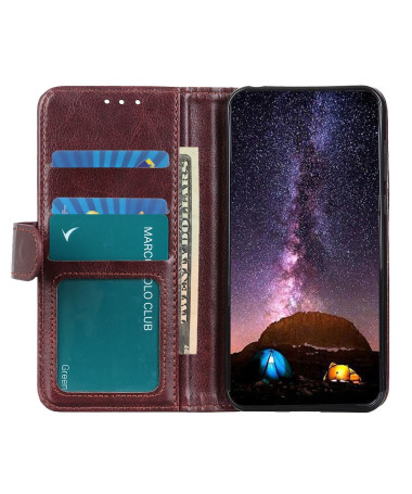 Summit | Housse Xiaomi Redmi Note 14 4G Imitation Cuir Marron - photo 15