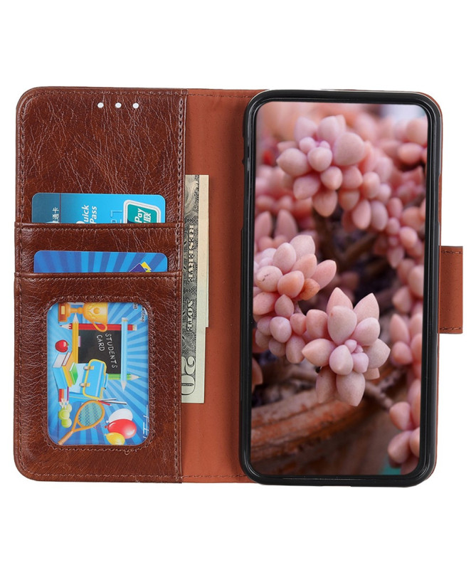 Housse Xiaomi Redmi Note 14 4G Style Cuir Vieilli