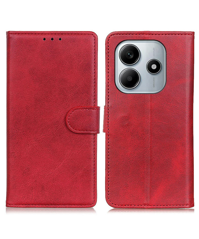 Housse Xiaomi Redmi Note 14 4G Marius effet cuir mat