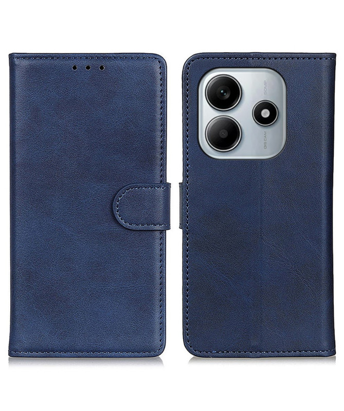 Housse Xiaomi Redmi Note 14 4G Marius effet cuir mat