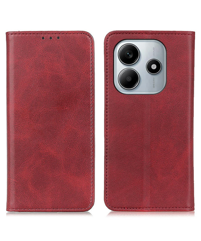 Housse Xiaomi Redmi Note 14 4G Simone Flip simili cuir vieilli