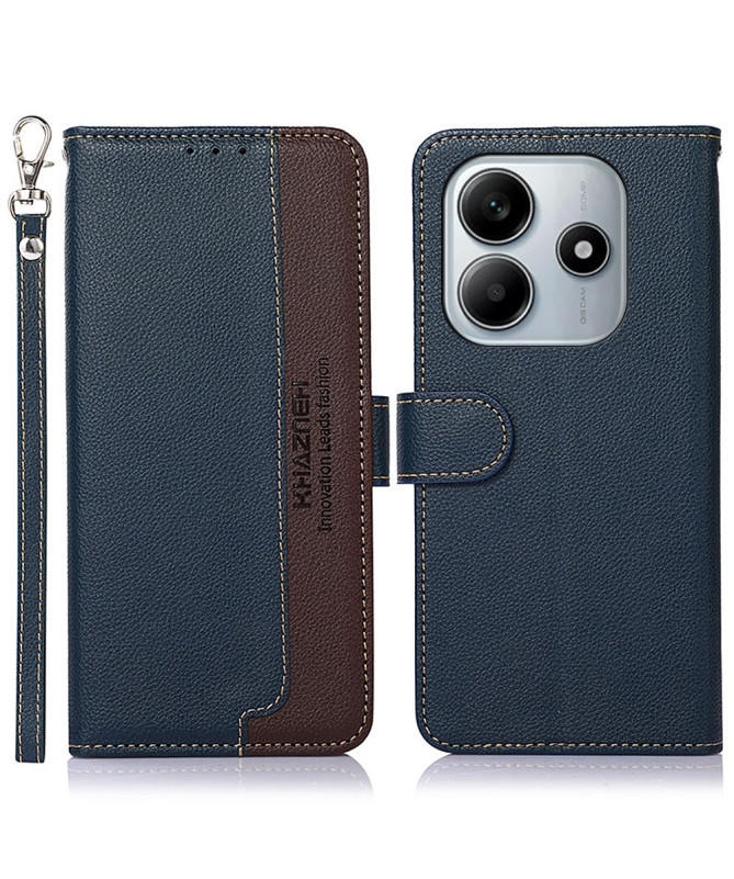 Housse Xiaomi Redmi Note 14 4G KHAZNEH coutures apparentes