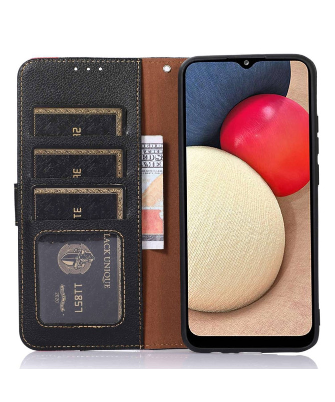 Housse Xiaomi Redmi Note 14 4G KHAZNEH coutures apparentes