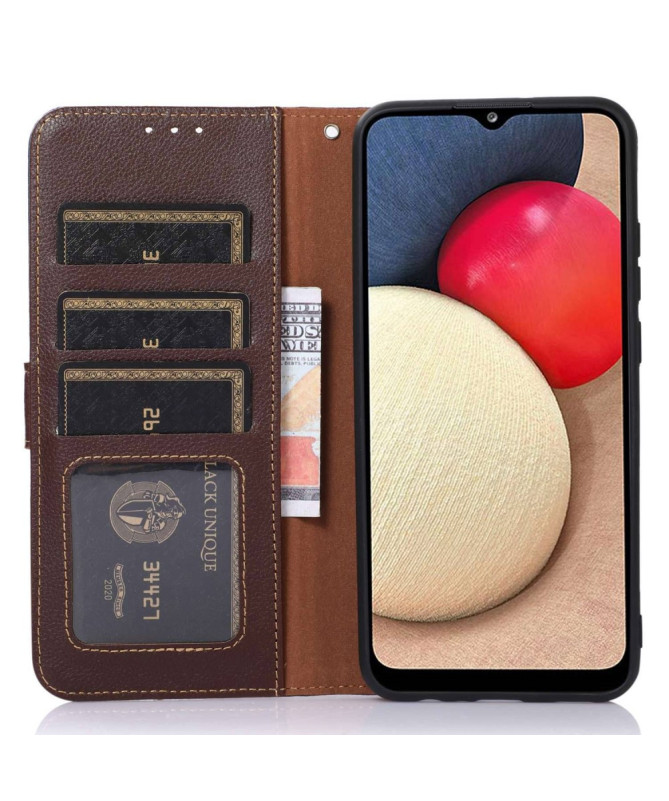 Housse Xiaomi Redmi Note 14 4G KHAZNEH coutures apparentes