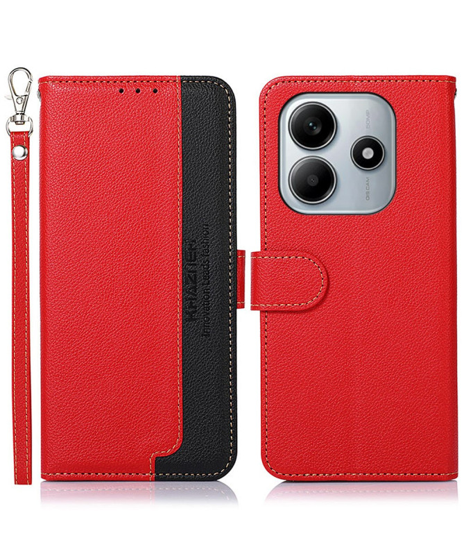 Housse Xiaomi Redmi Note 14 4G KHAZNEH coutures apparentes