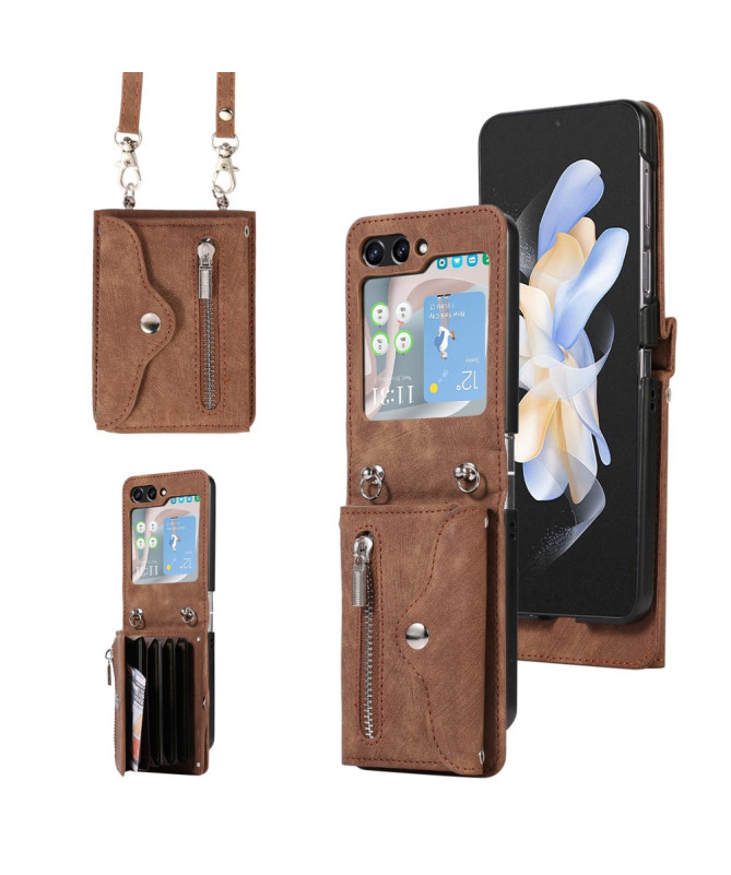 Portae | Housse Samsung Galaxy Z Flip 5 Portefeuille RFID