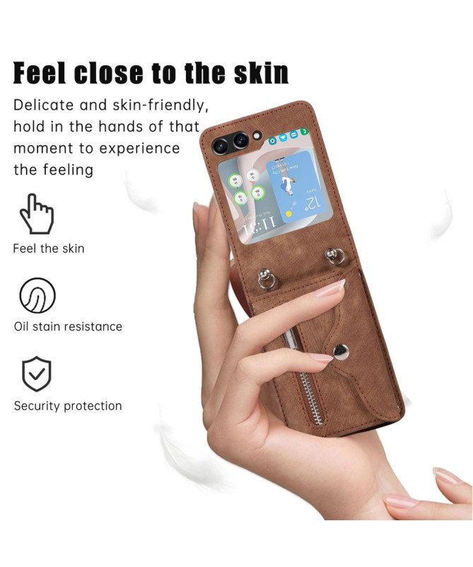 Portae | Housse Samsung Galaxy Z Flip 5 Portefeuille RFID