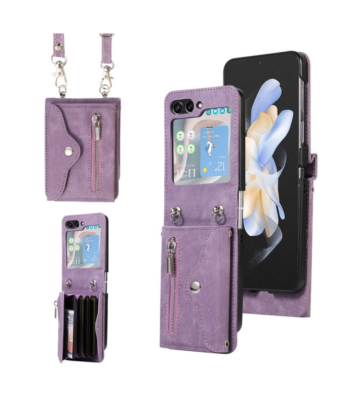 Portae | Housse Samsung Galaxy Z Flip 5 Portefeuille RFID