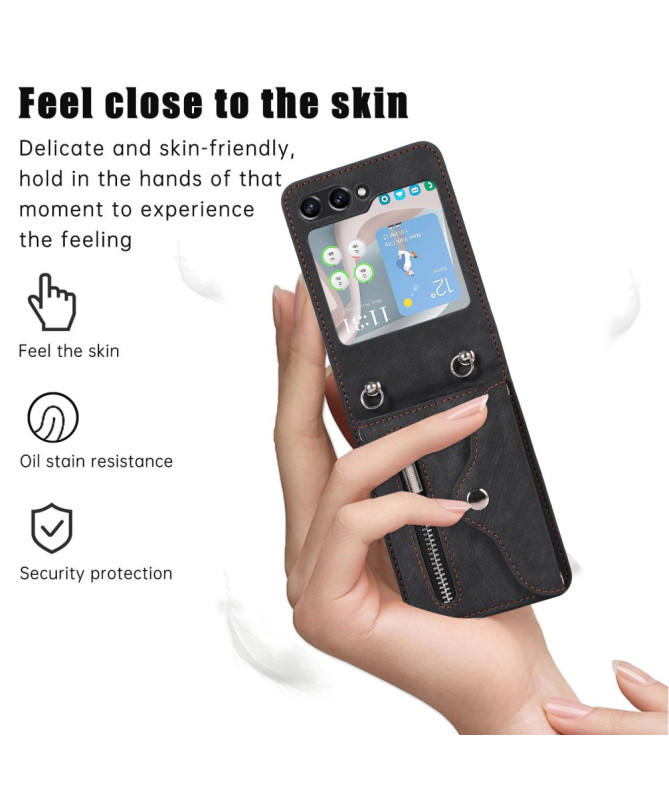 Portae | Housse Samsung Galaxy Z Flip 5 Portefeuille RFID