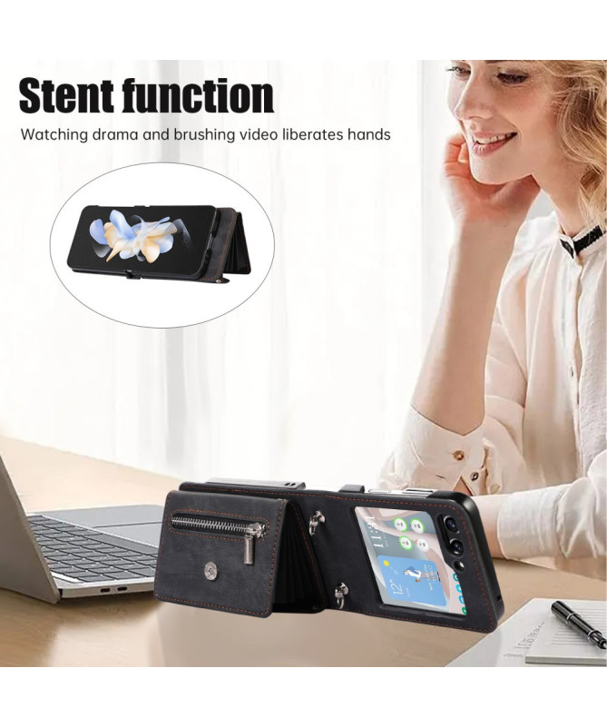 Portae | Housse Samsung Galaxy Z Flip 5 Portefeuille RFID