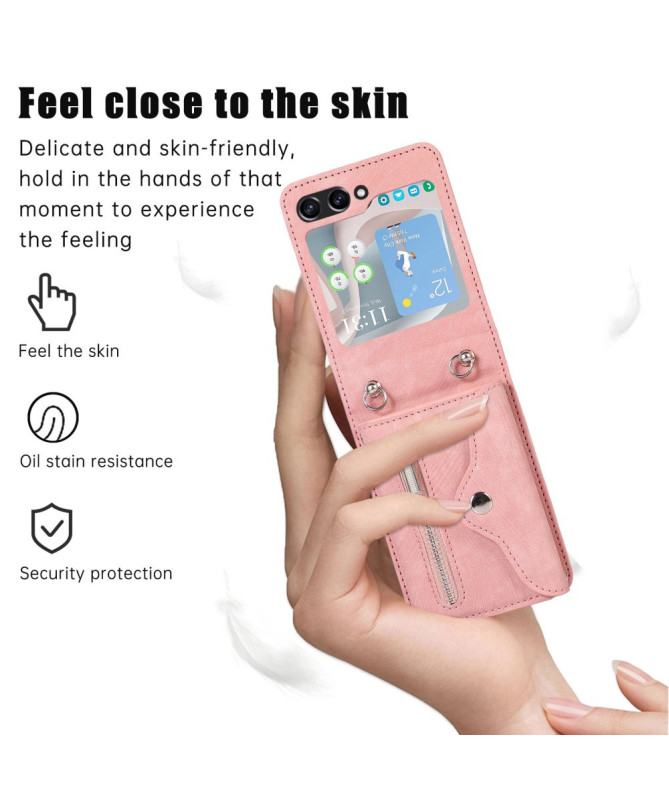 Portae | Housse Samsung Galaxy Z Flip 5 Portefeuille RFID
