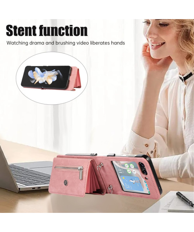 Portae | Housse Samsung Galaxy Z Flip 5 Portefeuille RFID