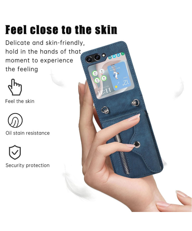 Portae | Housse Samsung Galaxy Z Flip 5 Portefeuille RFID