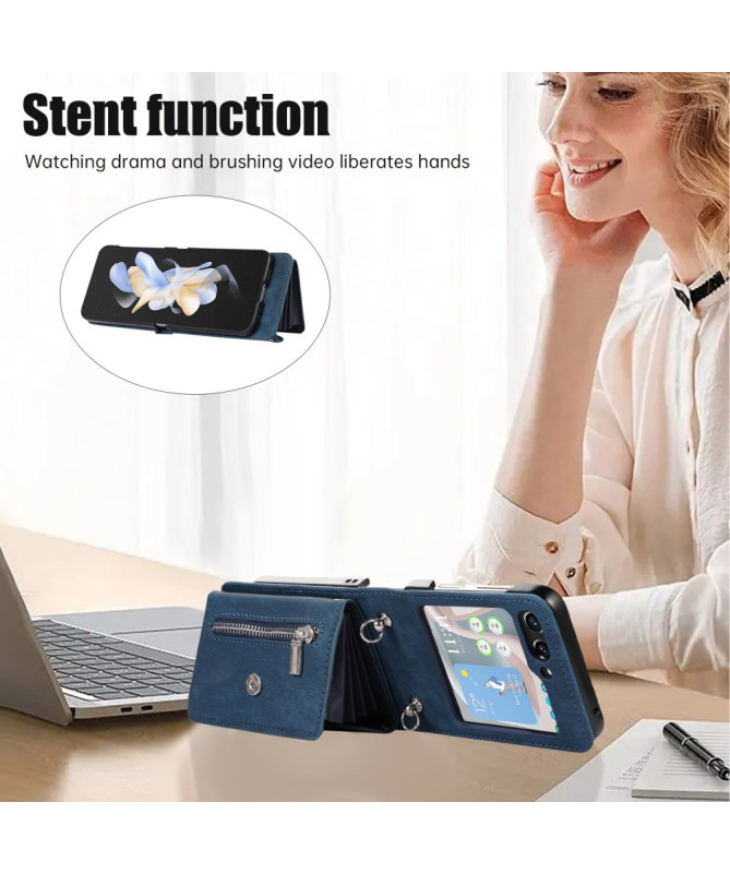 Portae | Housse Samsung Galaxy Z Flip 5 Portefeuille RFID