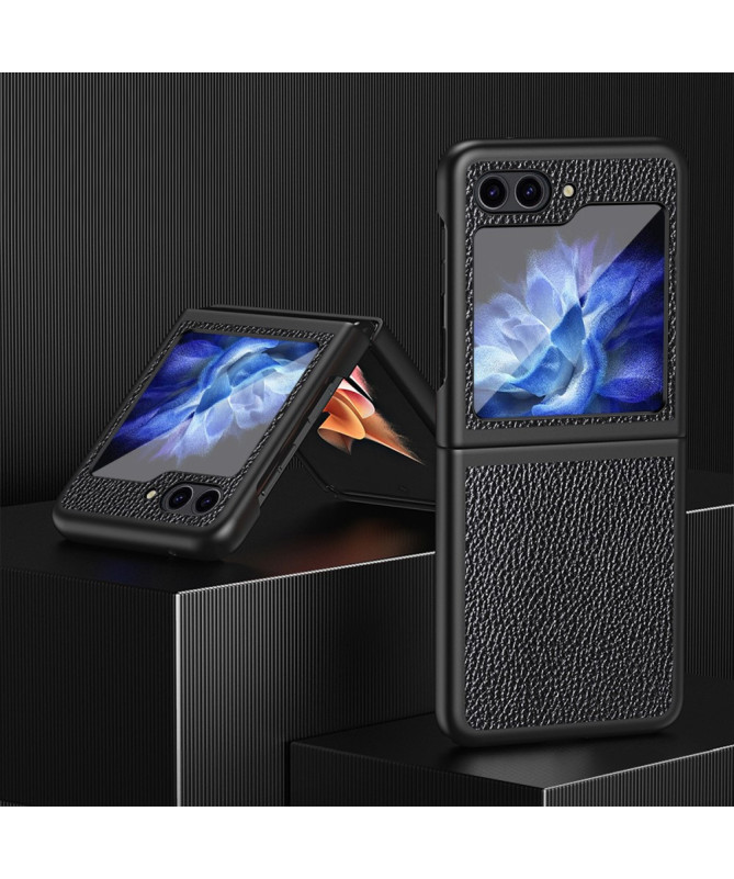 Vienna | Coque Samsung Galaxy Z Flip 5 Cuir Texturé