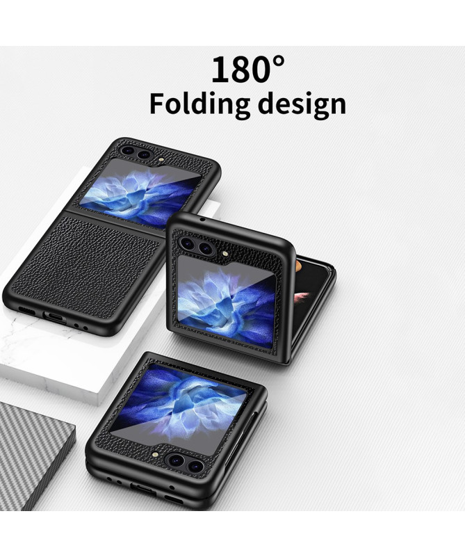 Vienna | Coque Samsung Galaxy Z Flip 5 Cuir Texturé