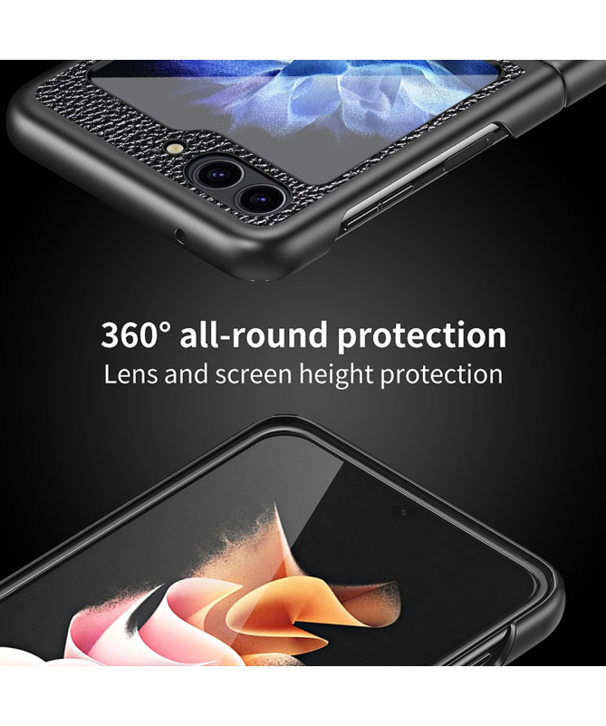 Vienna | Coque Samsung Galaxy Z Flip 5 Cuir Texturé