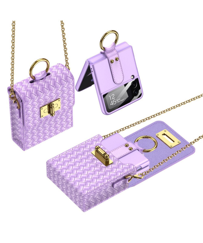 Clutch | Pochette Tressée Samsung Galaxy Z Flip 6/5/4/3 et Huawei P50 