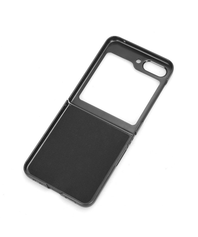 Coque Samsung Galaxy Z Flip 5 Effet Cuir Coutures
