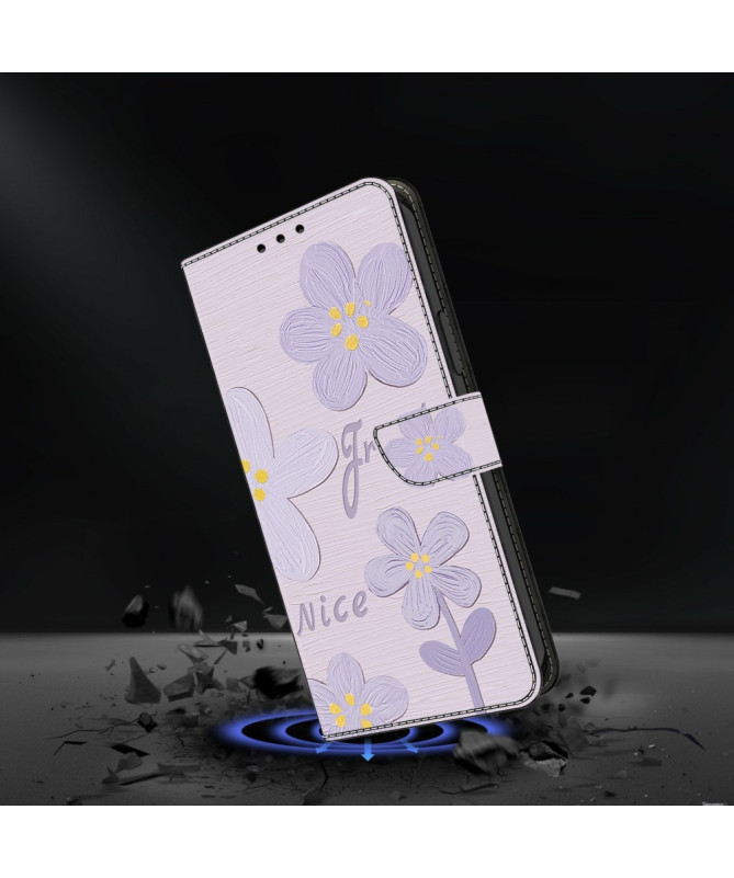 Nice | Housse Samsung Galaxy A55 5G Wallet Florale