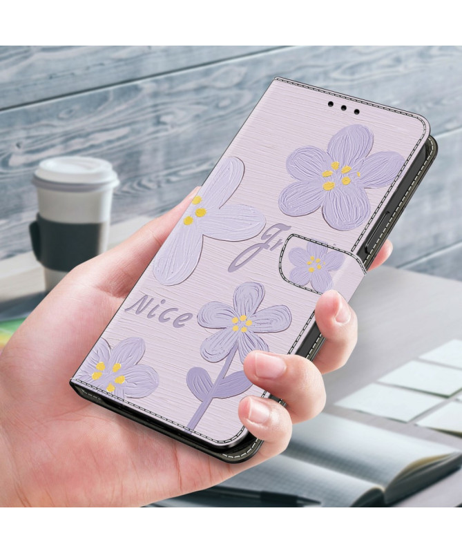 Nice | Housse Samsung Galaxy A55 5G Wallet Florale