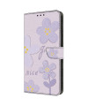 Nice | Housse Samsung Galaxy A55 5G Wallet Florale