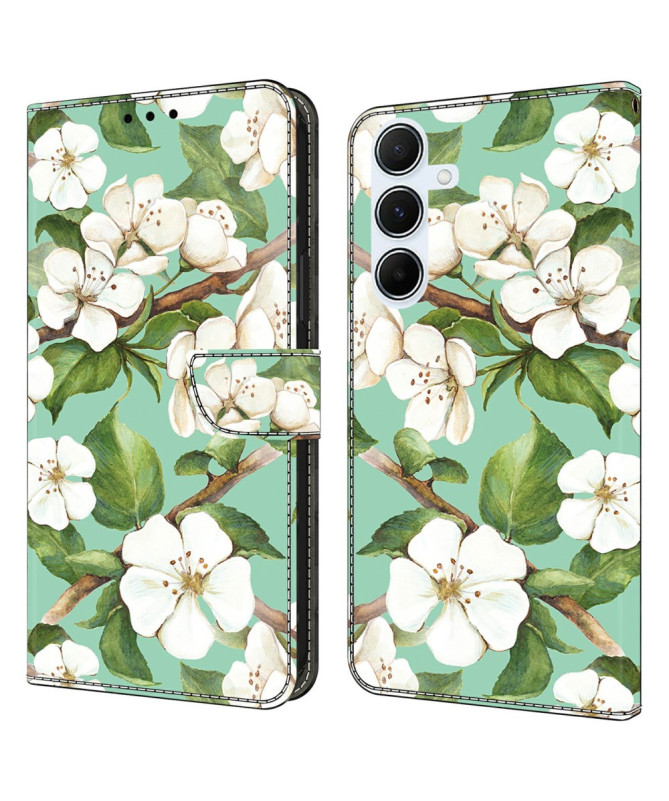 Botanic | Housse Samsung Galaxy A55 5G Wallet Fleurie