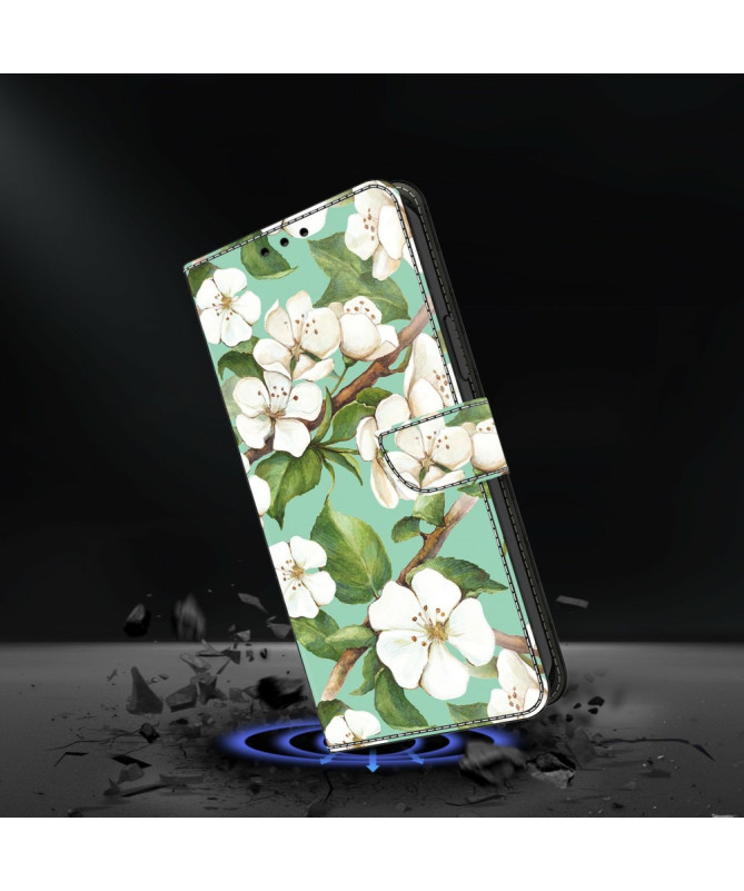 Botanic | Housse Samsung Galaxy A55 5G Wallet Fleurie