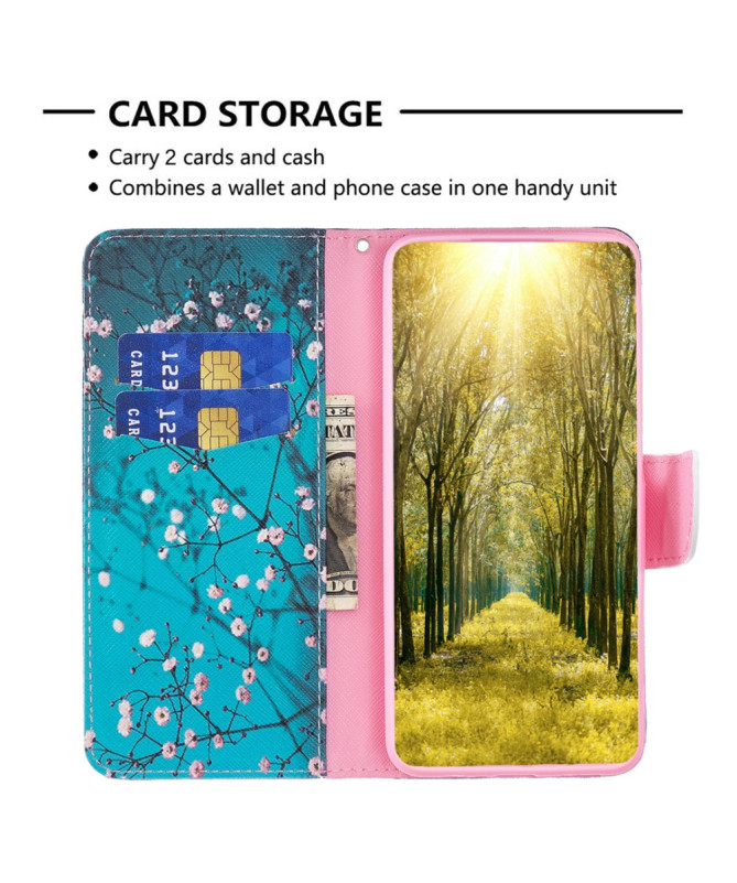 Housse Samsung Galaxy A55 5G Branches Fleuries
