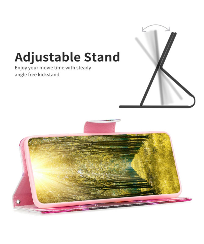 Housse Samsung Galaxy A55 5G Pétales colorés