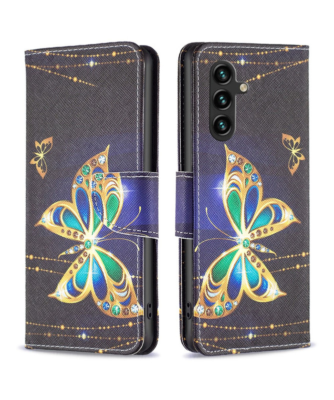 Housse Samsung Galaxy A55 5G Bijoux papillon
