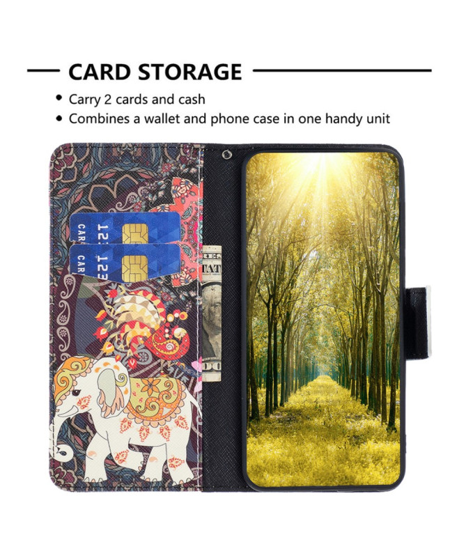 Housse Samsung Galaxy A55 5G Éléphant Indien