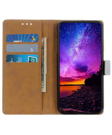 Housse Samsung Galaxy A55 5G simili cuir basique Argent Bleu marine Noir Violet - photo 9