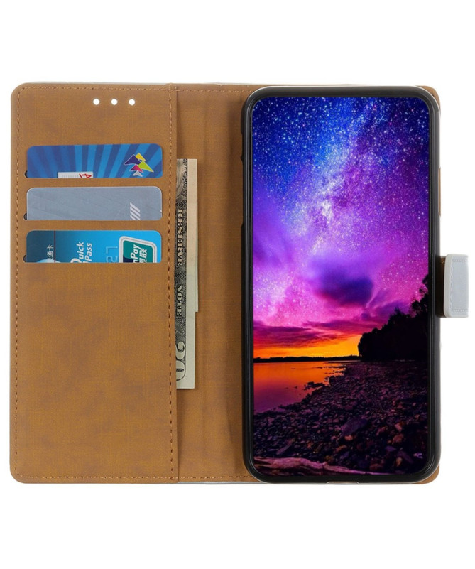Housse Samsung Galaxy A55 5G simili cuir basique