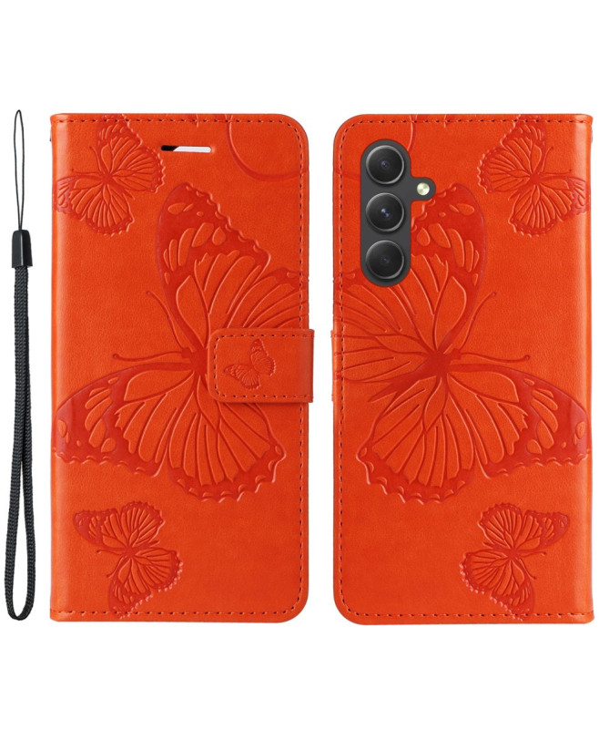 Housse Samsung Galaxy A55 5G Papillons fonction support